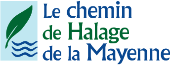 Le chemin de halage de la Mayenne